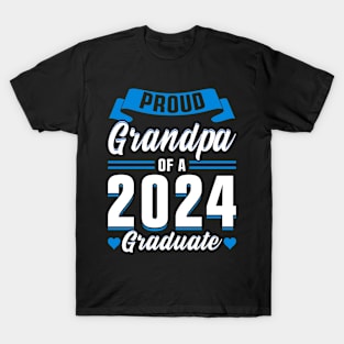 Proud Grandpa of a 2024 Graduate T-Shirt